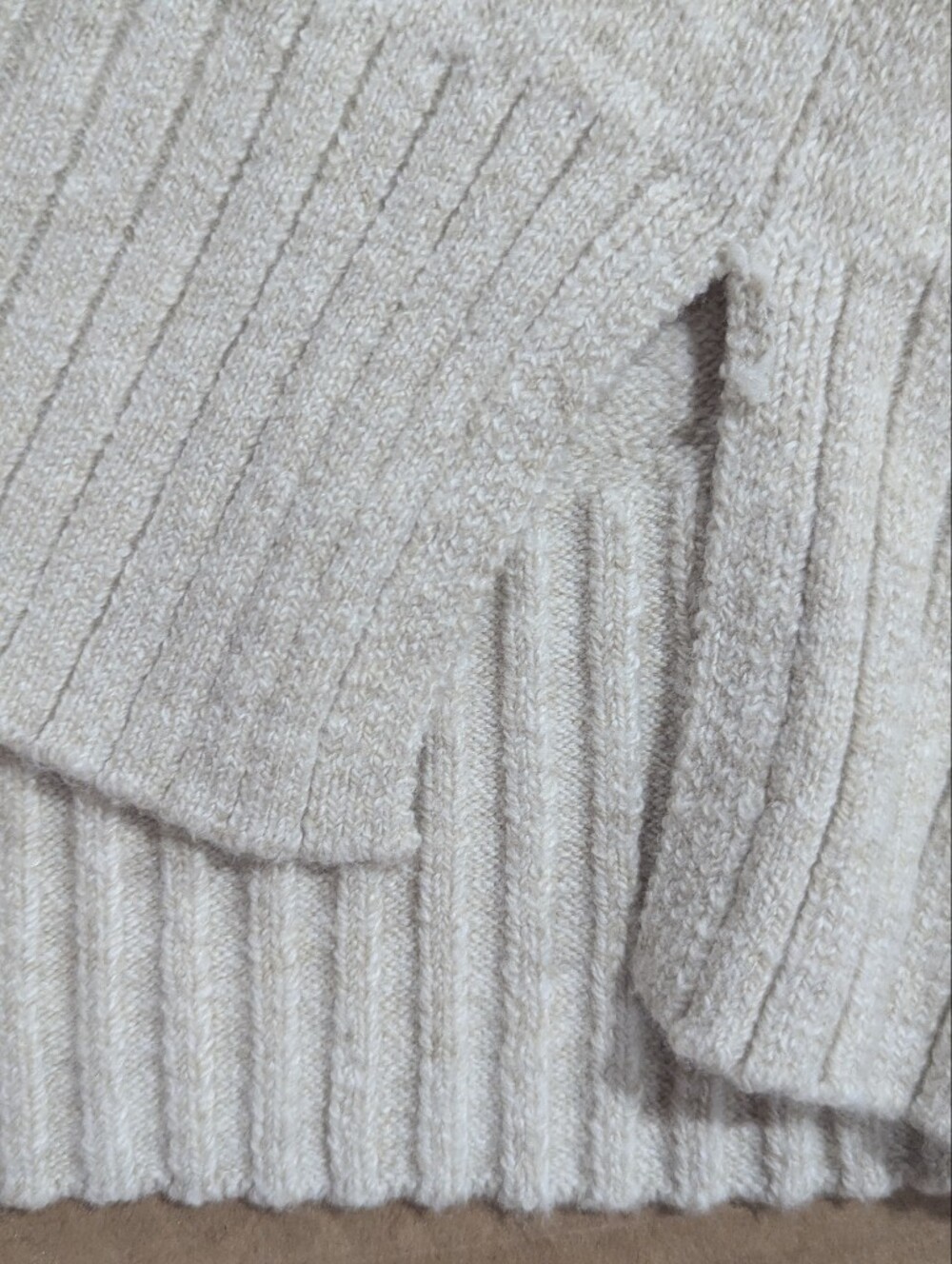 Loft Pullover Ivory Cream Black Paris Graphic Knit Crew Neck Sweater Sz M *NWT - Picture 8 of 9